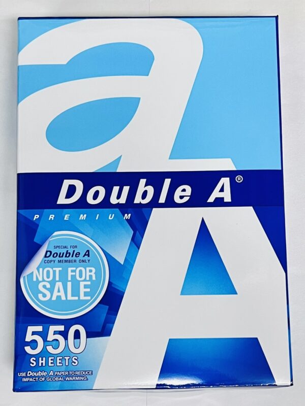 『Double A』 A4影印紙 / 白 / 80GSM /550張